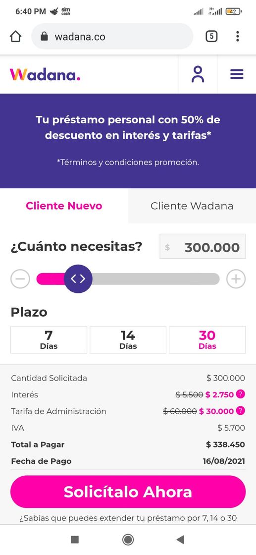 Social Wadana: Préstamos personales online ¡Efectivo en 3 simples p