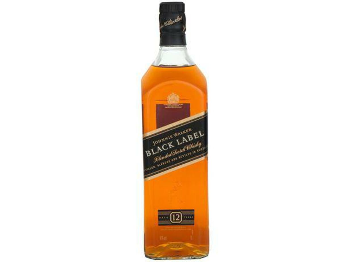 Fashion Whisky Johnnie Walker Black Label Escocês 12 anos - 1L

