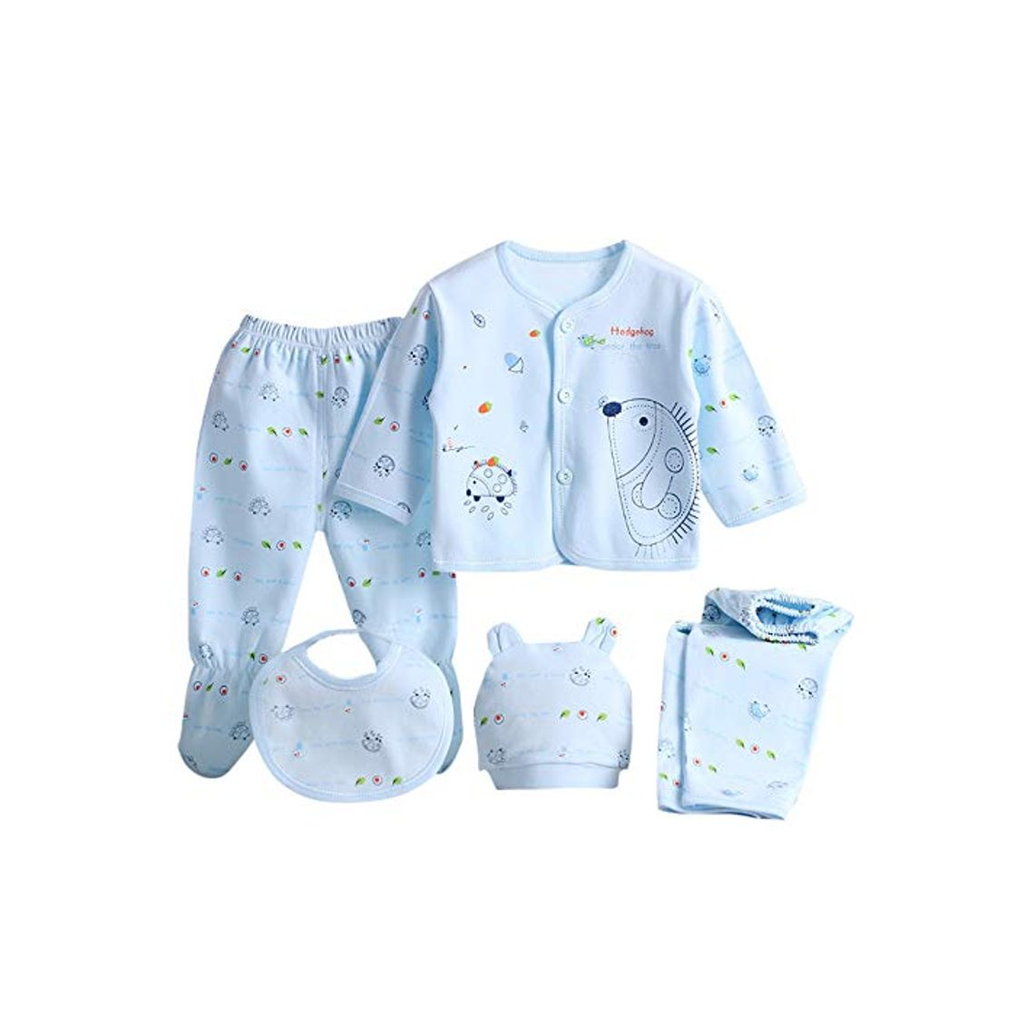 Social Value Pack Recién Nacido Bebé, LANSKIRT 6PCS Bebé Niña Niño Dibujos Animados