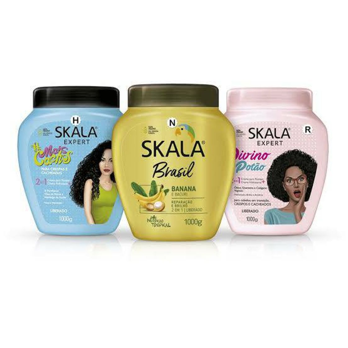 Moda Skala creme para cacheadas