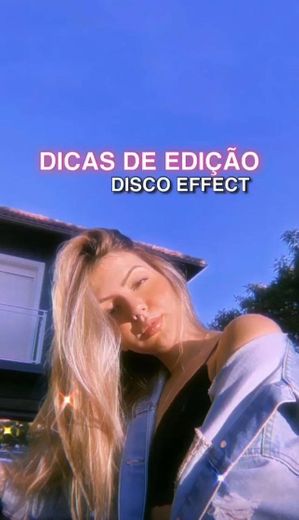 disco effect 🤍