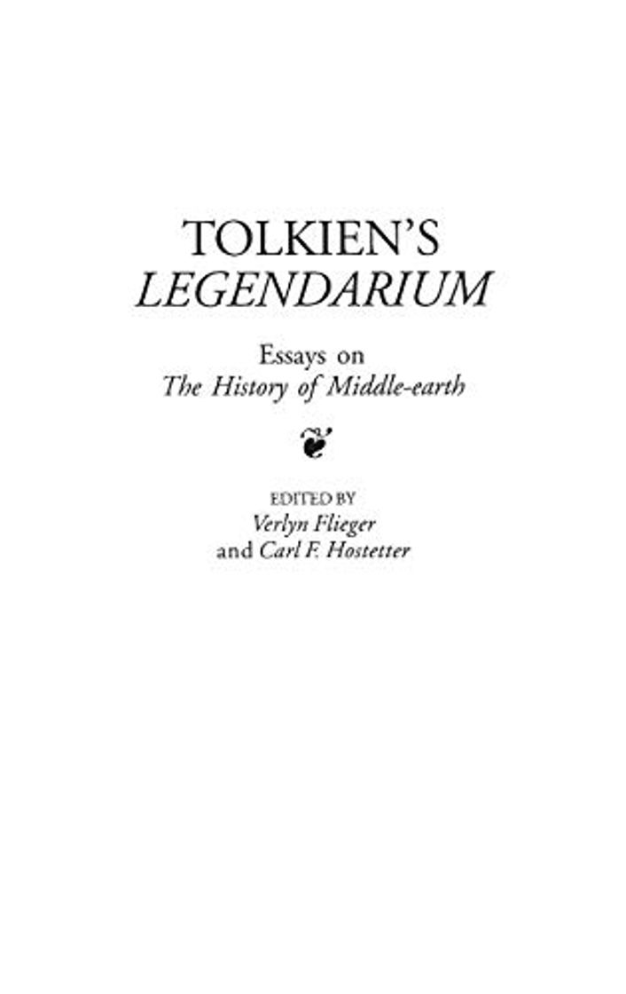 Libro Tolkien's Legendarium: Essays on The History of Middle-earth: 86