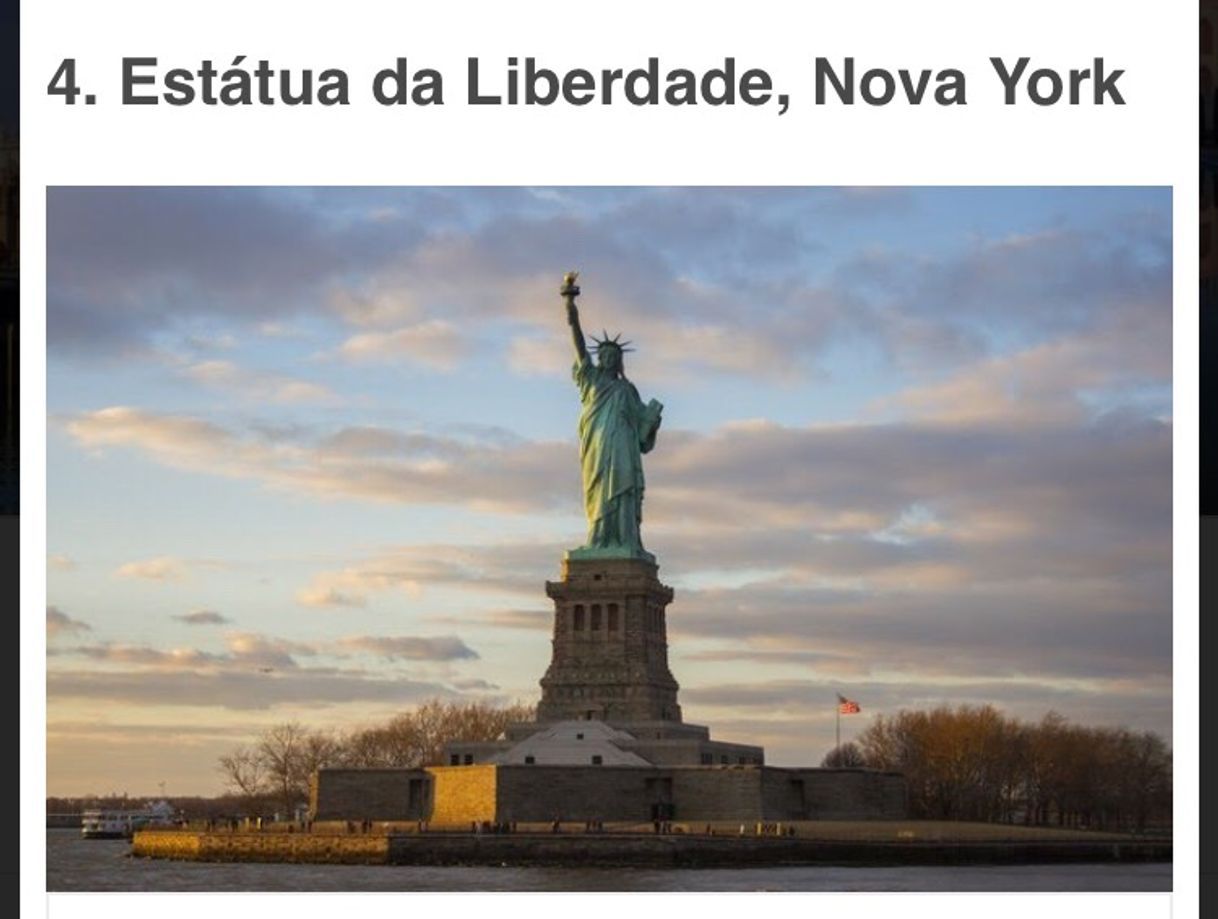 Moda Estátua da Liberdade 🗽 