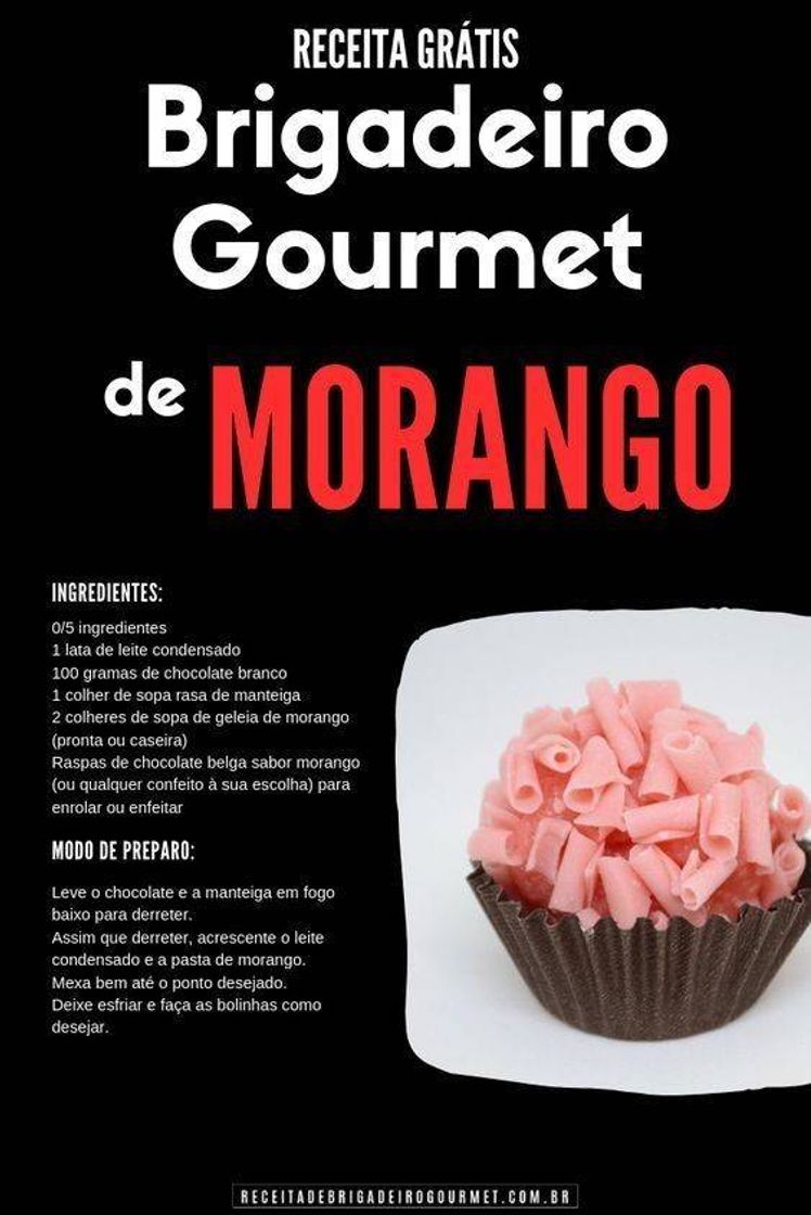 Restaurants Brigadeiro de morango