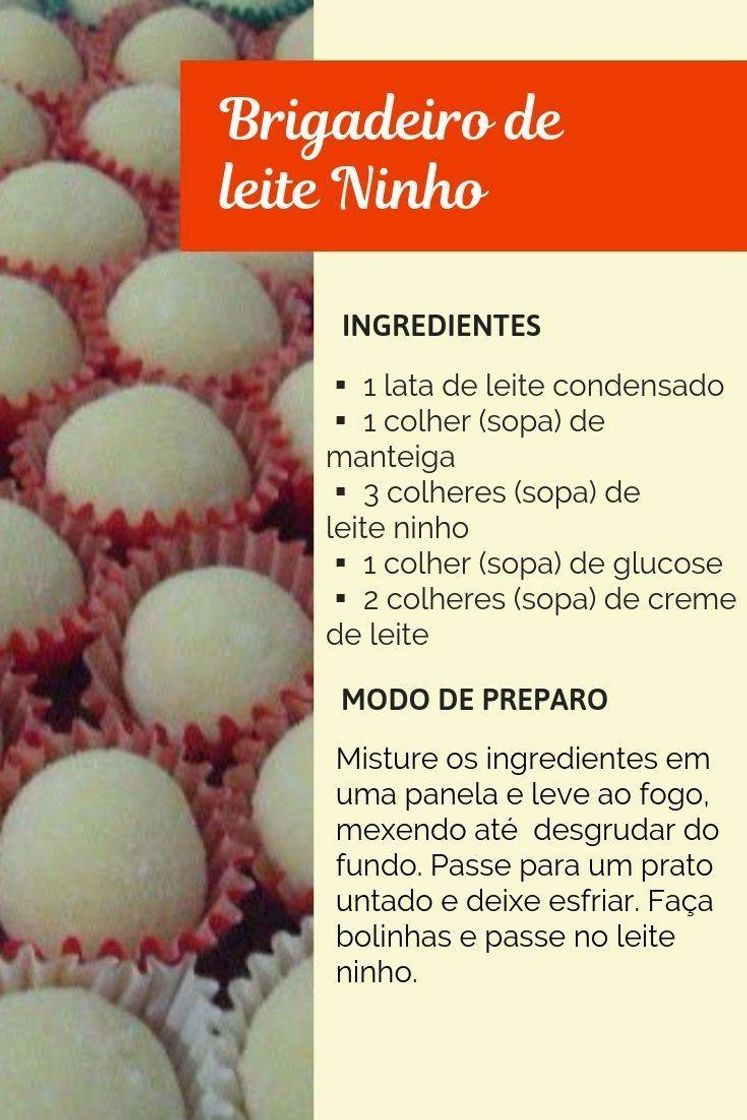 Restaurants Brigadeiro de leite ninho