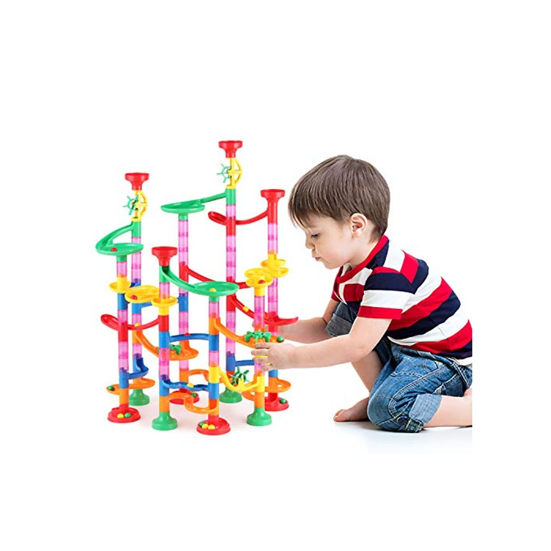 Products YISSVIC Marble Run Circuito de Bolas Pista de Canicas Circuito Canicas Regalo