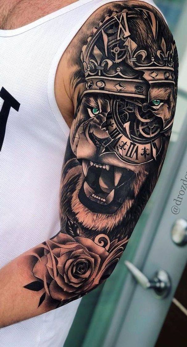 Fashion  Tatuagem Lion