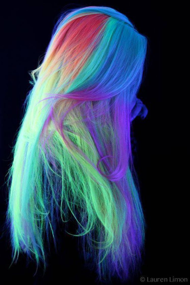 Fashion Cabelo neon