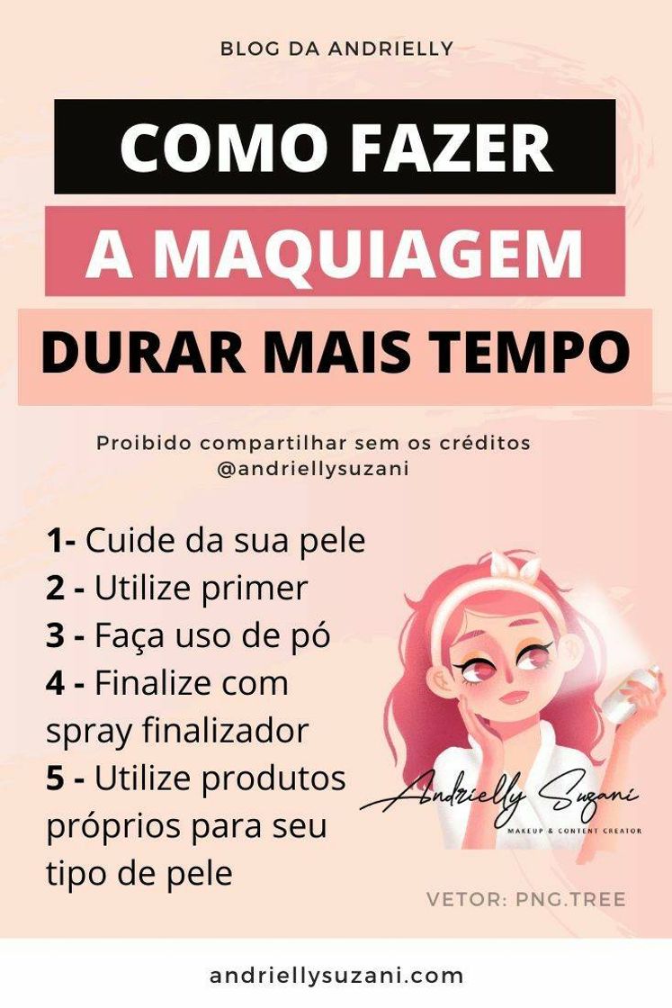 Moda Maior duração da makeup 