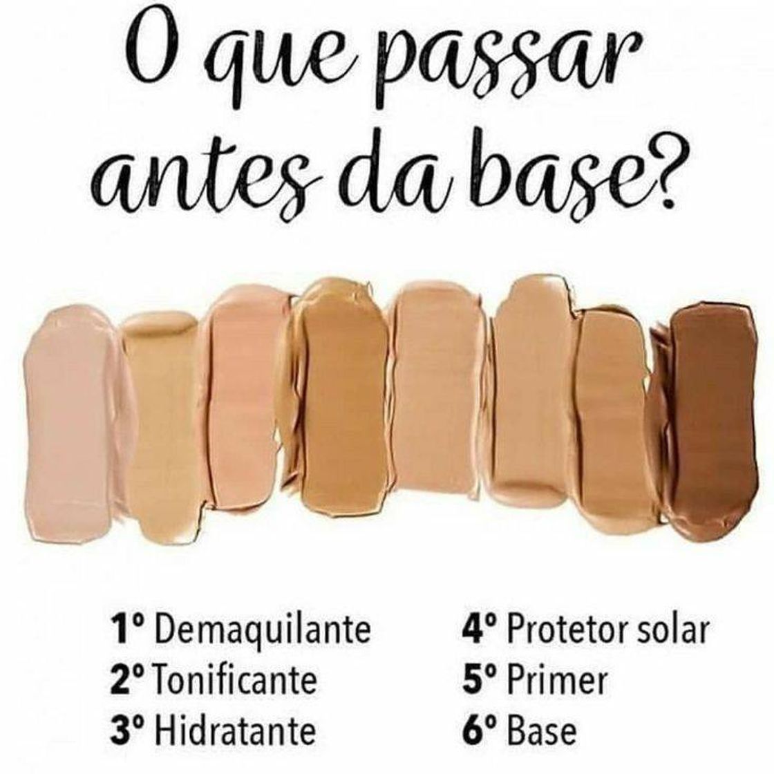 Moda Você sabe o que usar antes de passar a base?