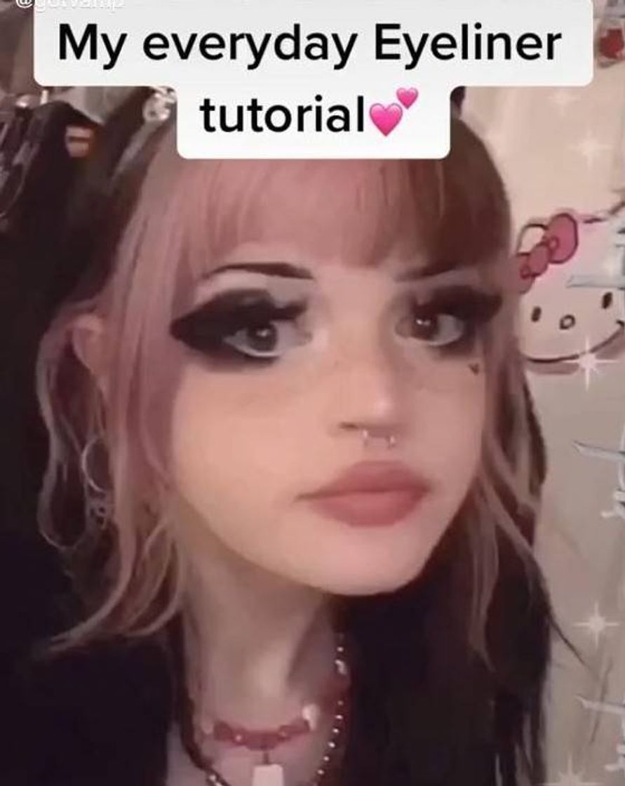 Moda Tutorial makeup Egirl Cybergoth