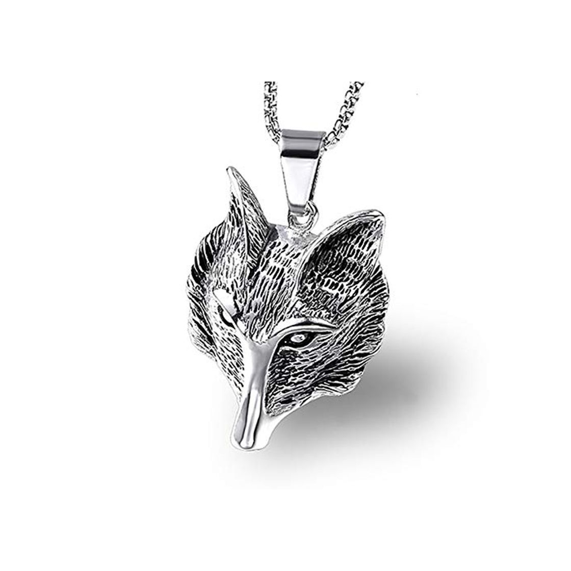 Producto JJZCSXH Tribal Wolf Head Declaración Colgante Hombres Collar Parejas Joyas Hecho a