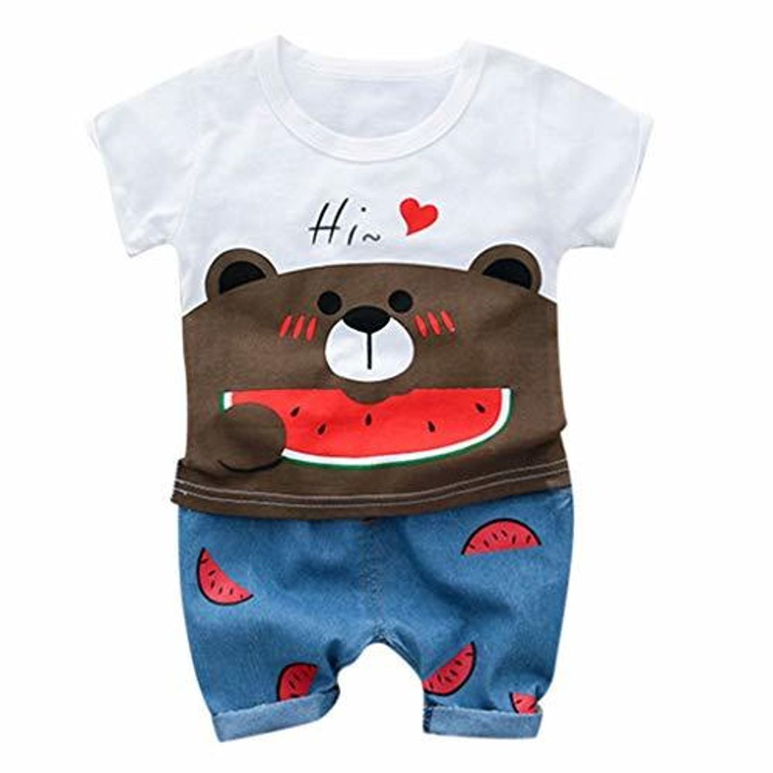 Product K-youth Conjuntos Bebé Niño, 2PC/Conjunto Ropa Bebe Unisex Ropa Bebe Recien Nacido