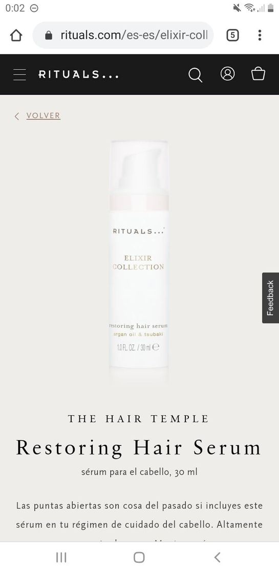 Fashion Serum hidratante Rituals