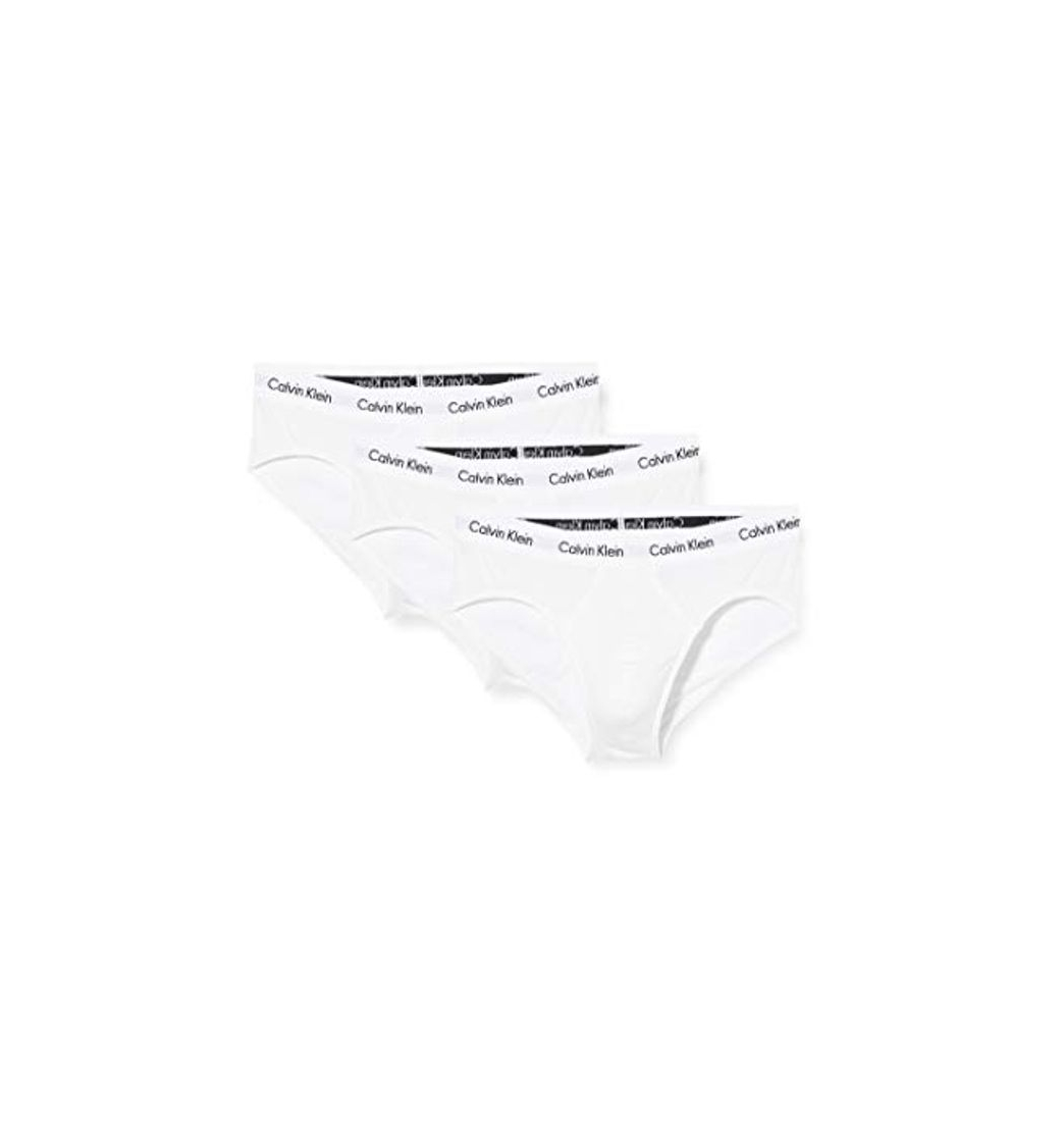 Moda Calvin Klein 3P Hip Brief, Calzoncillos para Hombre