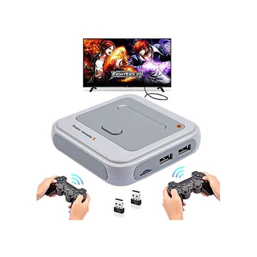 Whatsko Consola Retro Arcade Super Console X con 33000 Juegos