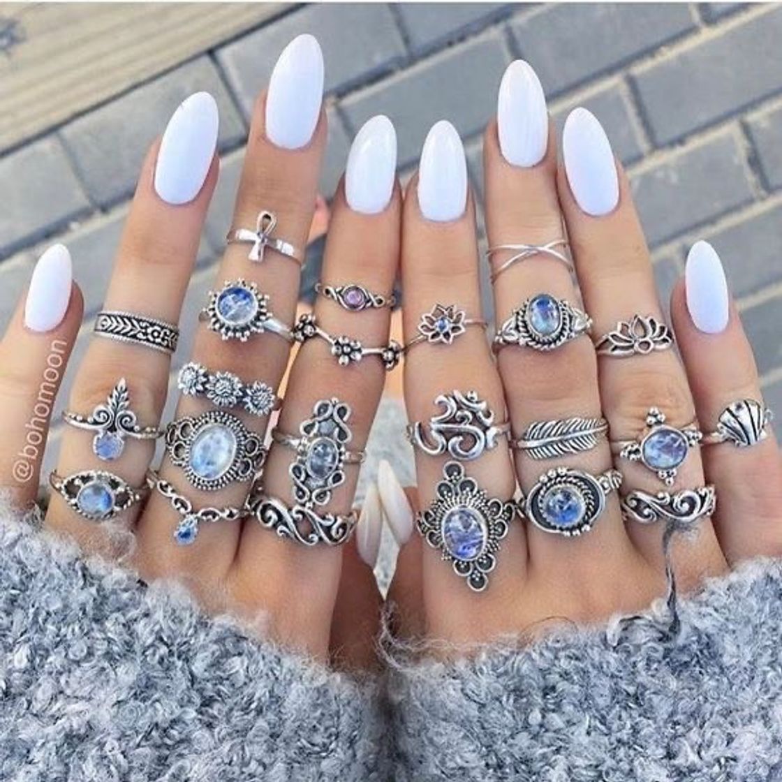 Fashion Unhas e anéis 😍