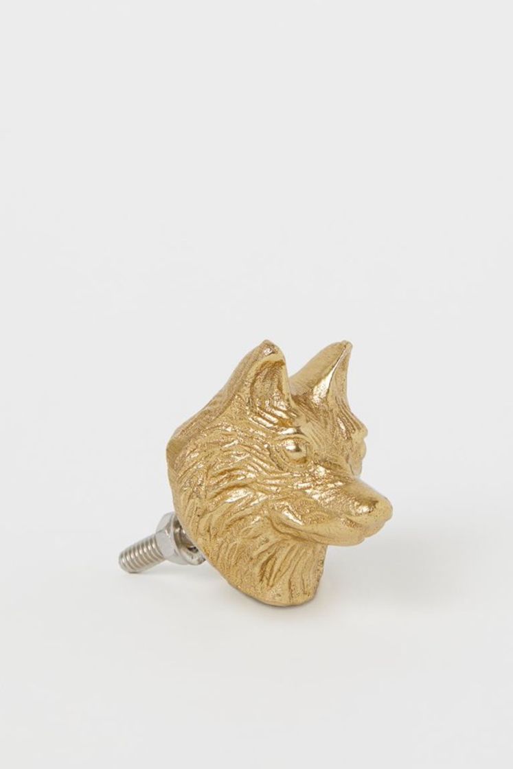 Social Pomo de lobo en metal 