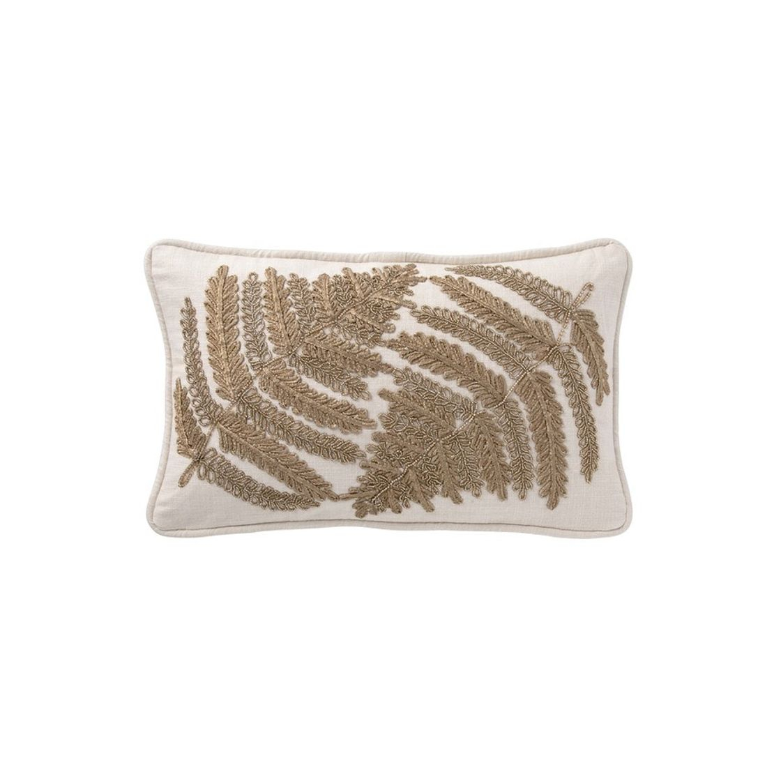 Cojín decorativo de algodón Helechos 