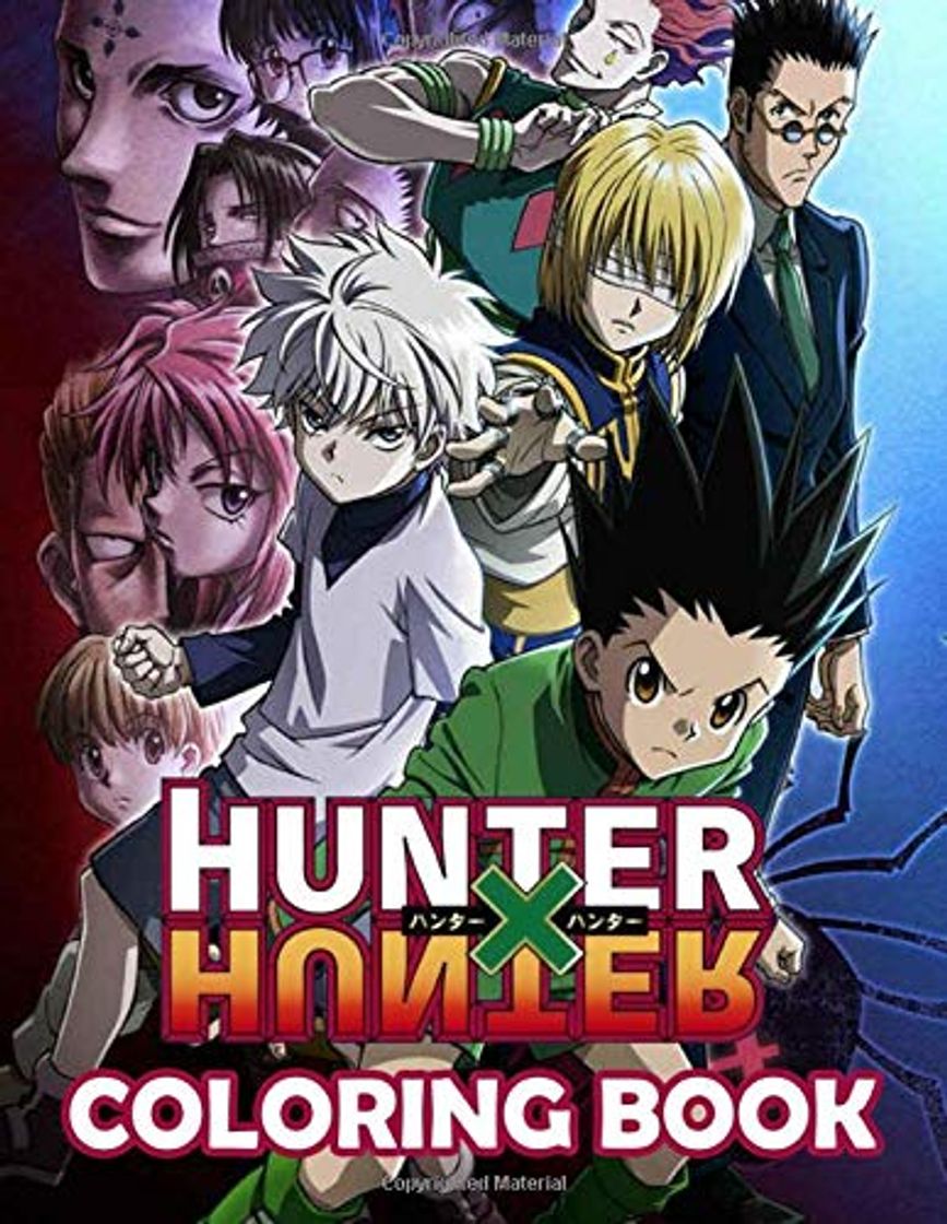 Books Hunter X Hunter Coloring Book: Manga Coloring Books For Naruto Fan