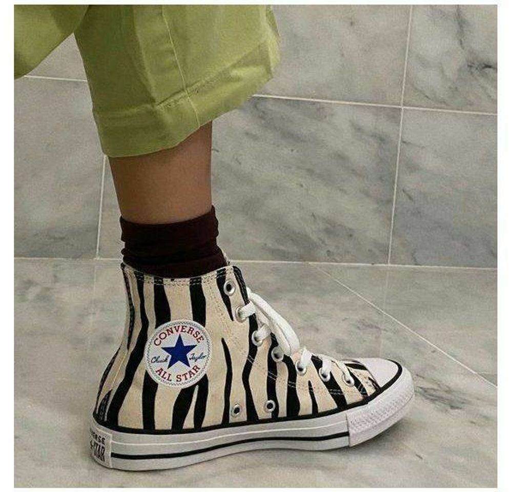 Moda all star de zebra