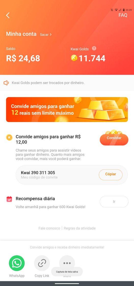 Moda Coloque o meu código i já comece ganhando  390311305