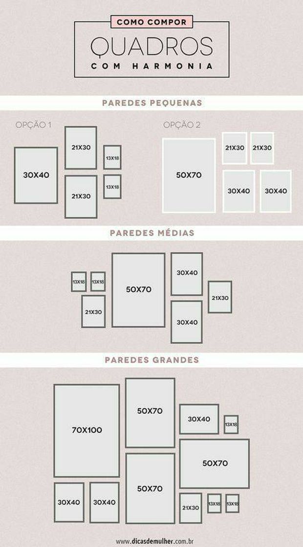 Fashion Organizar quadros 