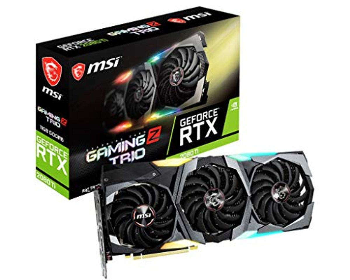 Products MSI GeForce RTX 2080 Ti 11 GB Gaming Z Trio Boost Tarjeta gráfica