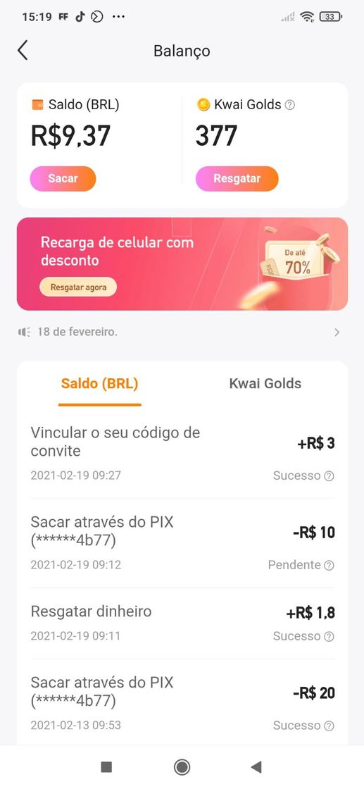 Fashion Venha ganhar dinheiro que pode retirar imediatamente!