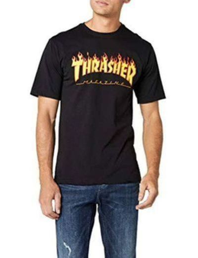 THRASHER TRUTSH05749 Camiseta, Negro