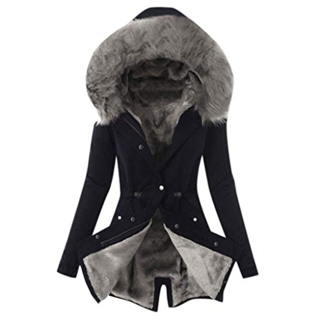 Moda Overdose Chaqueta con Capucha Larga del Cuello De Piel De Las Mujeres Caliente Mejor Vender Nueva 2020 Parka De Invierno Outwear