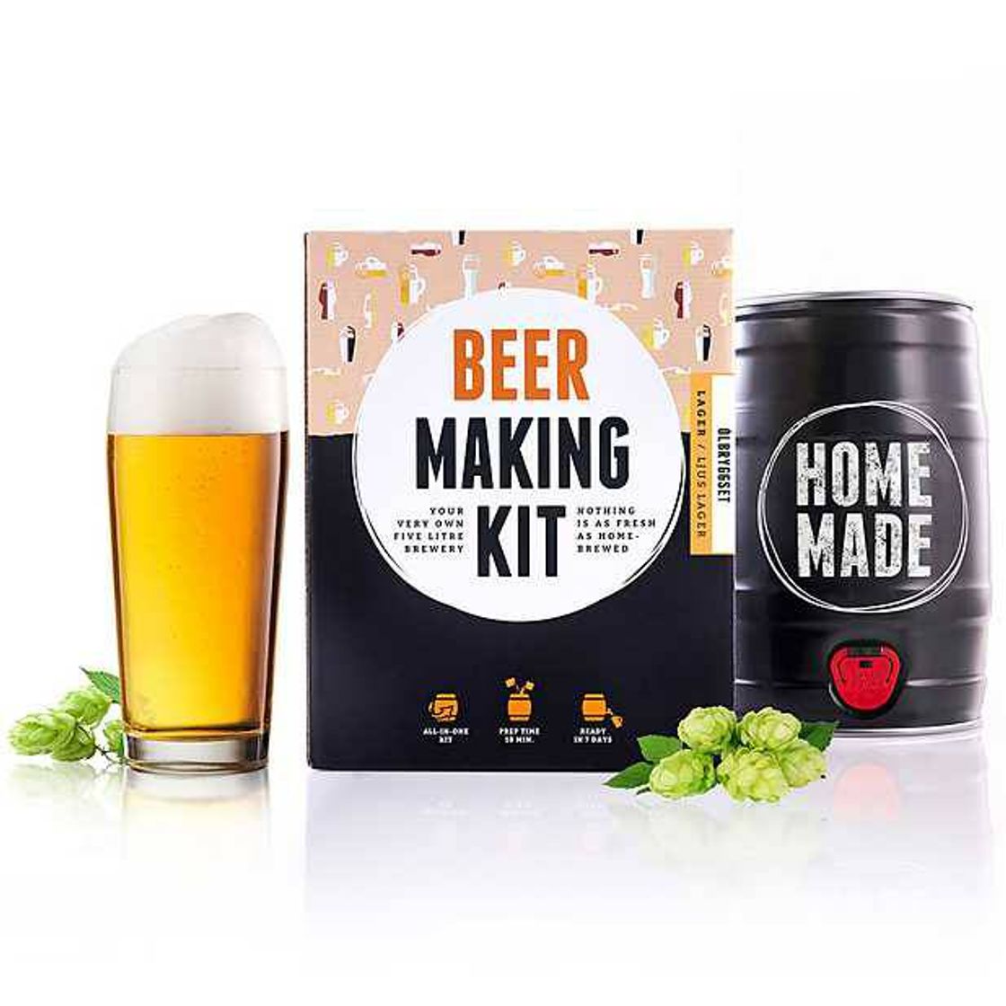 Moda Kit para hacer tu propia cerveza