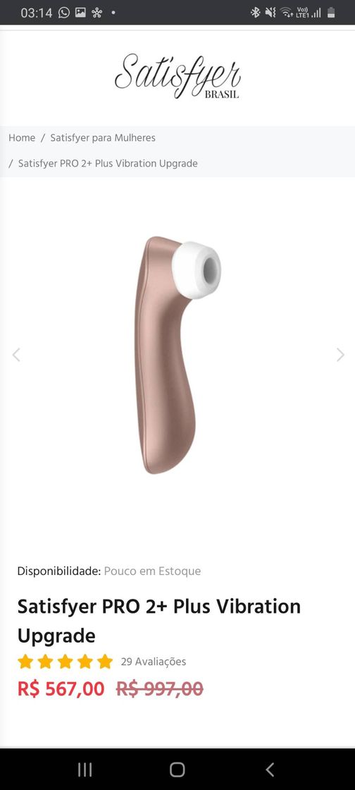 Fashion Vibrador Satisfyer!!