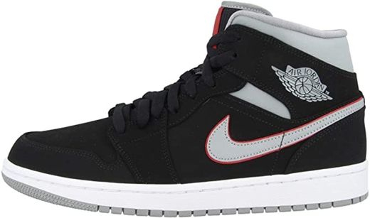 Nike Air Jordan 1 Mid Se, Zapatos de Baloncesto para Hombre, Negro