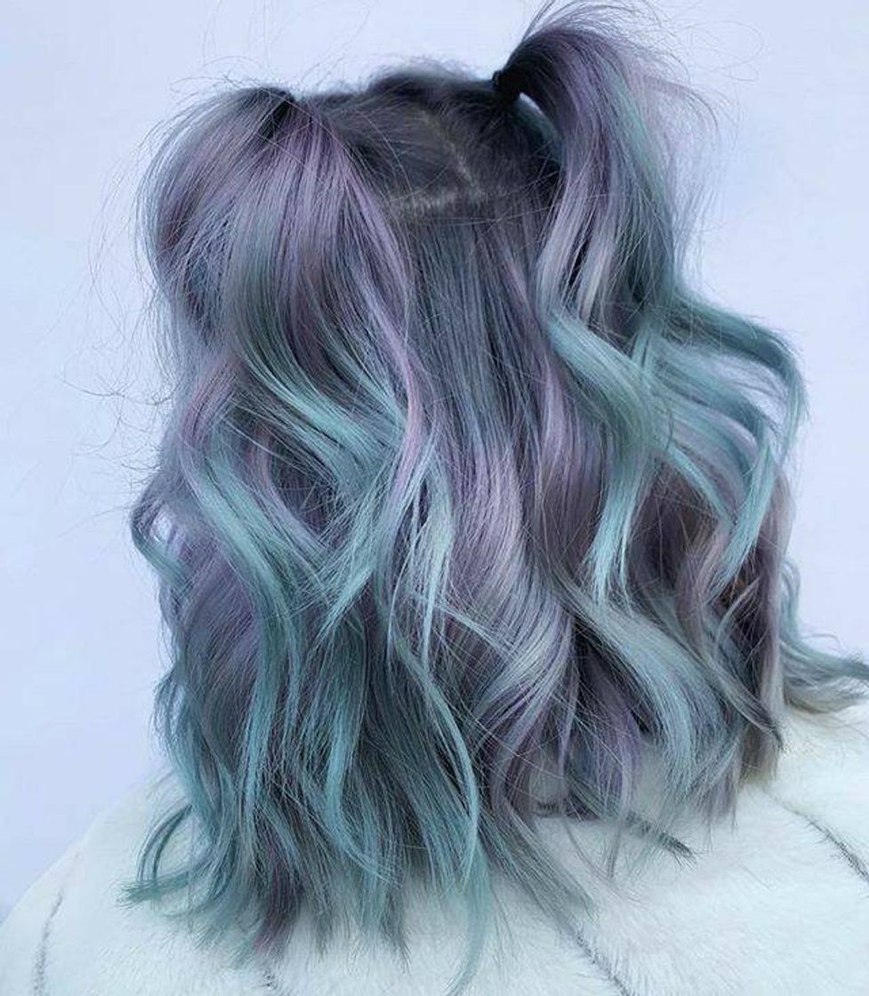 Moda Cabelo dragrade pastel