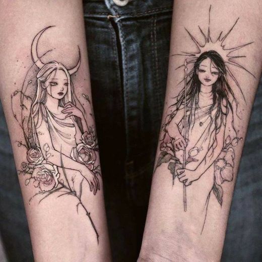 Tatuagem Evil and God