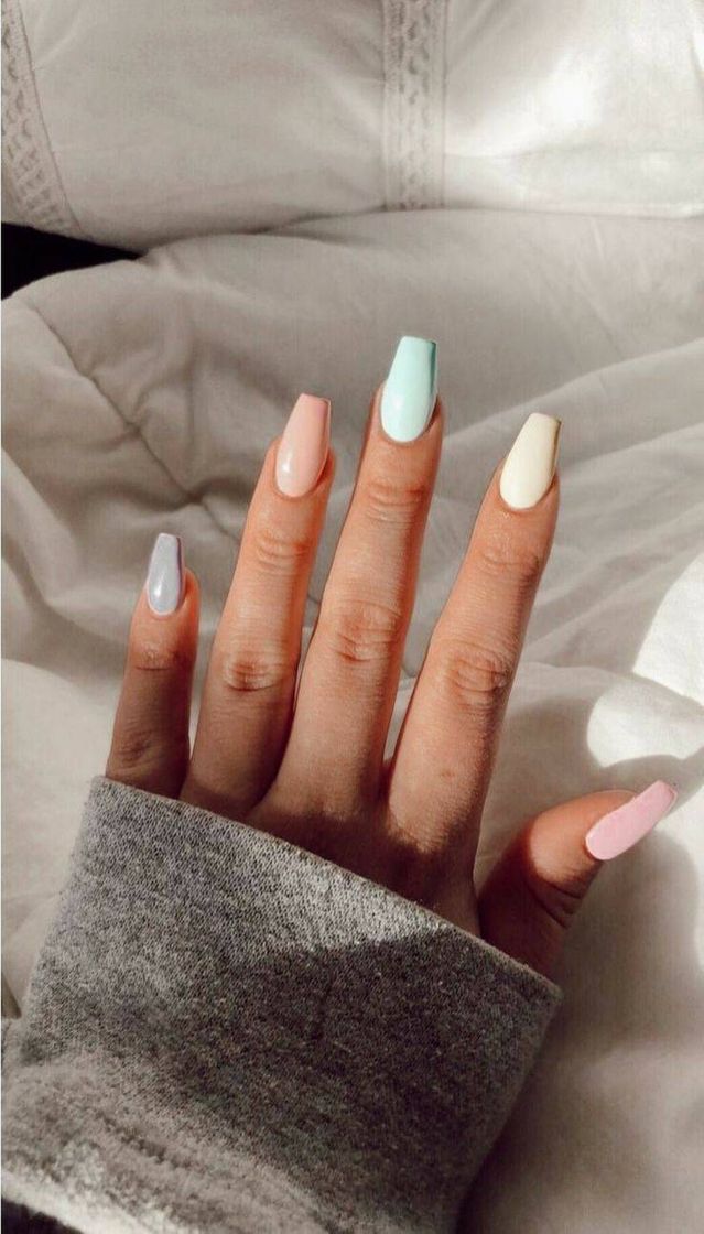 Moda Unhas pastéis 