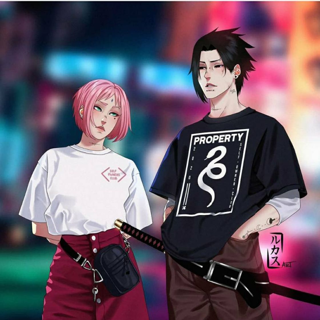 Fashion Sakura & Sasuke