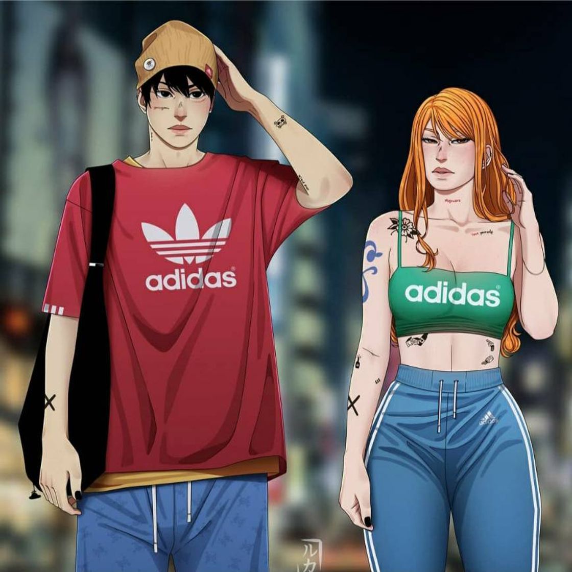 Fashion Luffy & Nami