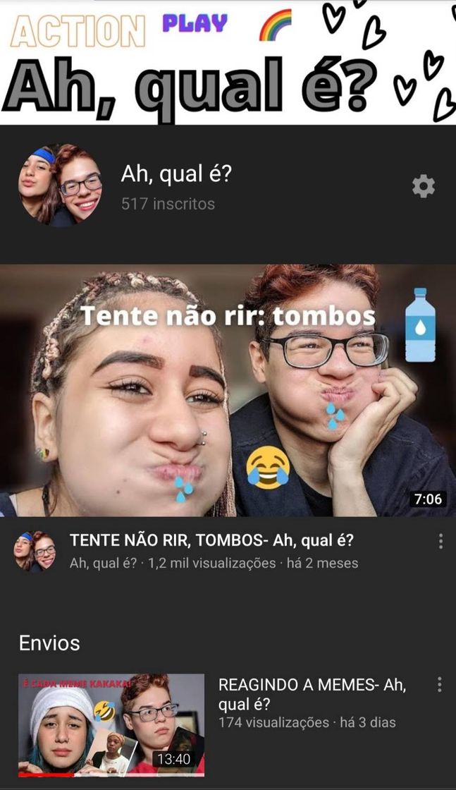 Fashion Canal meu e da minha irmã ❤️ dá uma olhadinha lá haha 