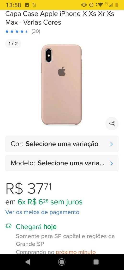 Fashion Capinha de celular iPhone xr/xs Max 