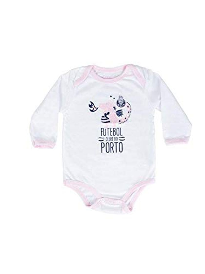 Fashion FC Porto Body Branco Menina Dragão Body, Bebé-Niñas, Branco e Rosa, 9