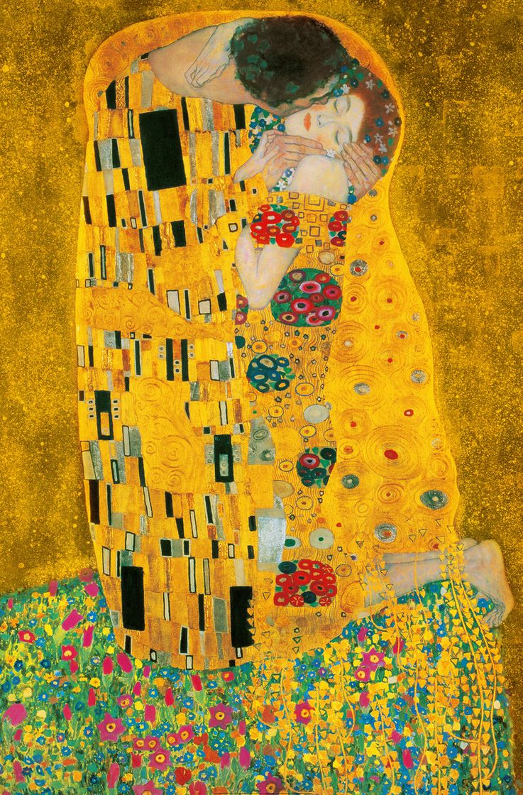 Social El beso (Gustav Klimt)