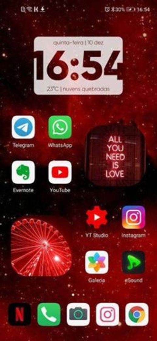 Social Personalização vermelha