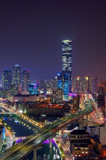Noite na Coreia do sul