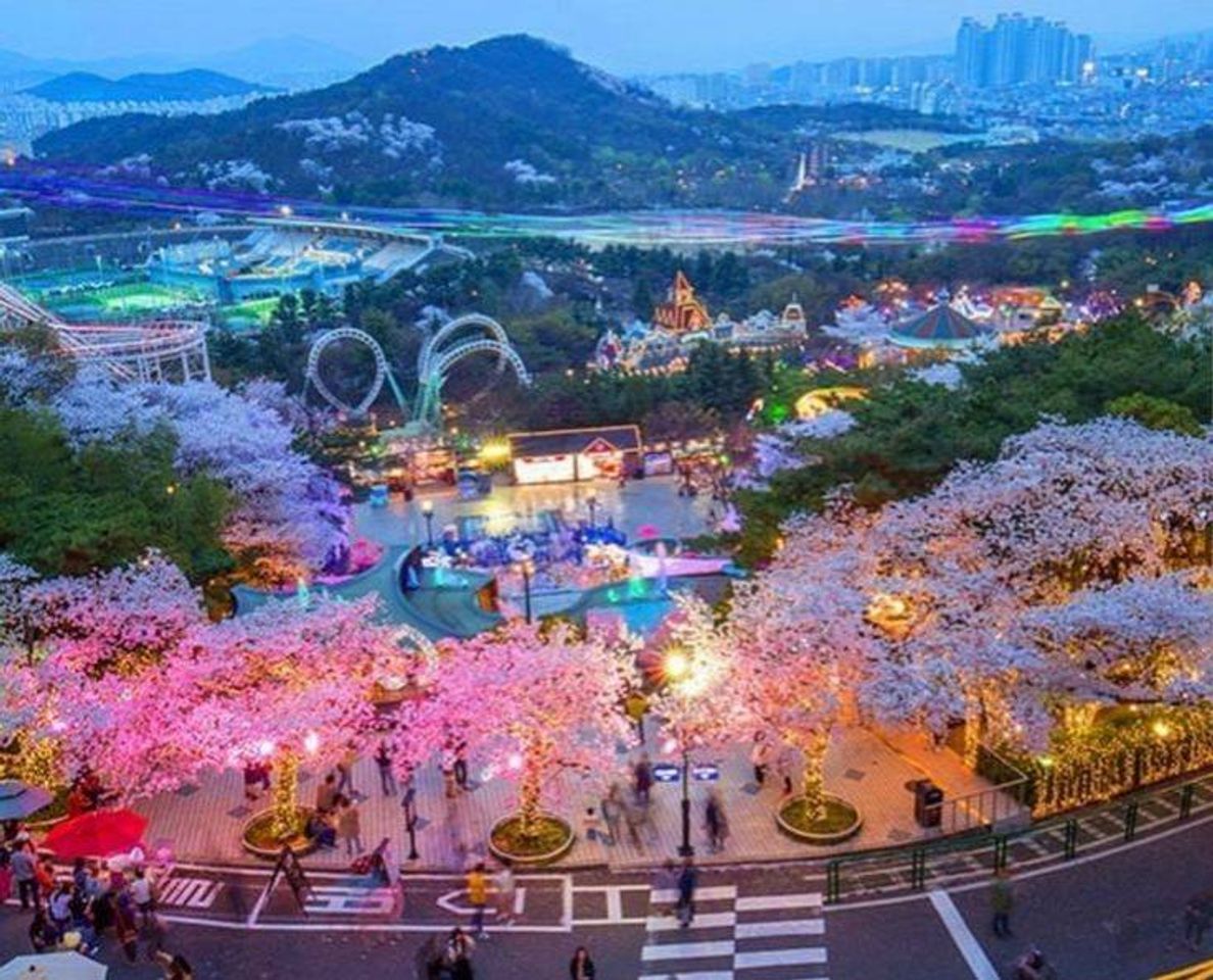 Parque de diversões na Coreia do Sul