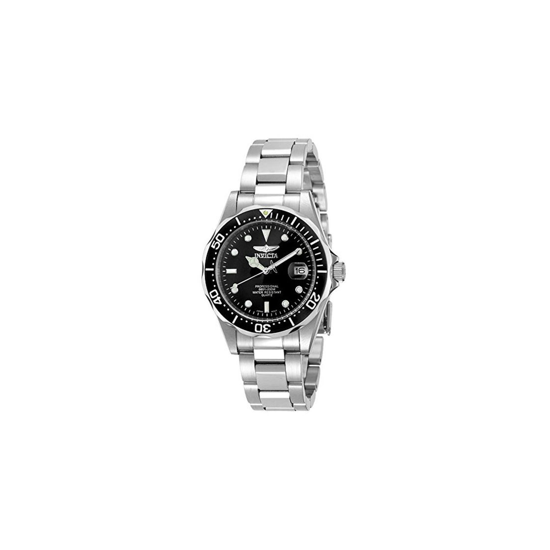 Fashion Invicta 8932 Pro Diver Reloj Unisex acero inoxidable Cuarzo Esfera negro