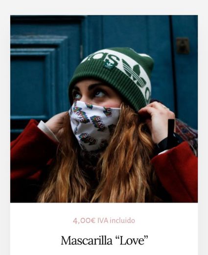 Mascarilla “love”