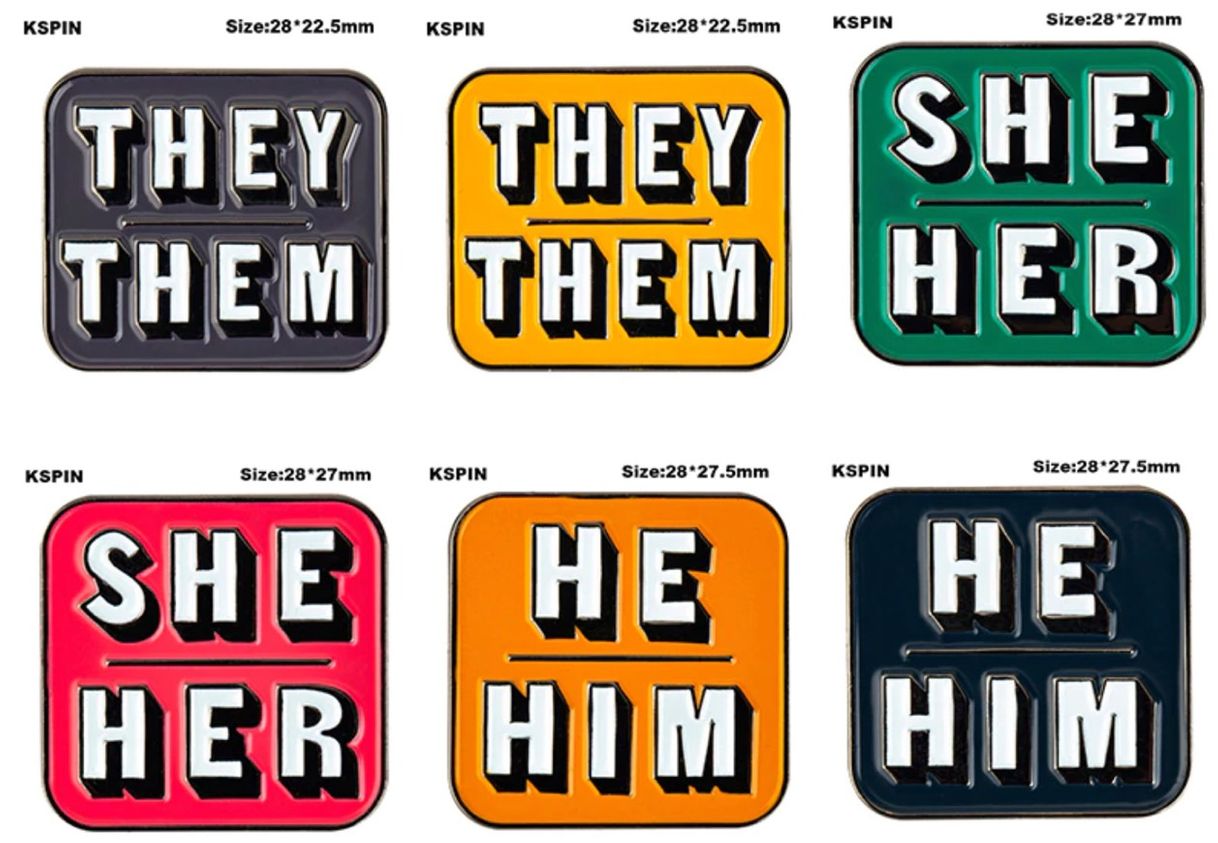 Products Pronouns Label