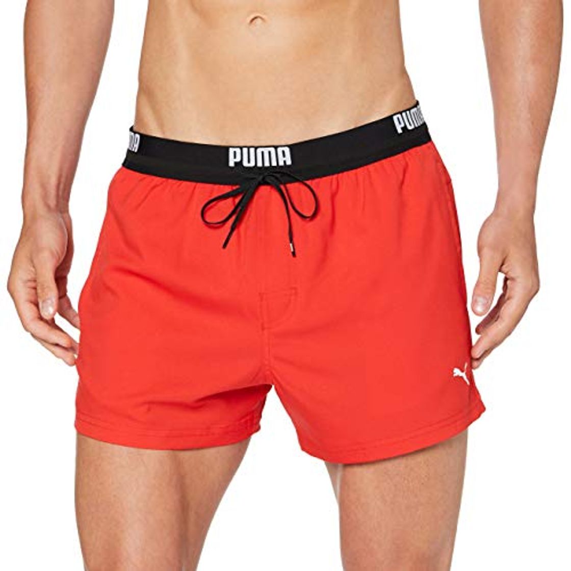 Fashion PUMA Logo Men's Short Length Swimming Shorts Pantalones Cortos